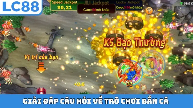 Giải đáp câu hỏi về trò chơi bắn cá